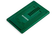 Suport telefon Skoda Handyhalter 6U0051431 – format card, emerald green, ABS reciclabil - CarFun.ro - Accesorii Originale