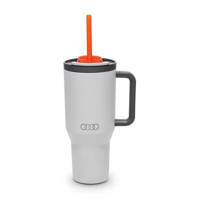 Termos Audi Kambukka 950ml inox gri cu maner si pai retractabil - CarFun.ro - Accesorii Originale