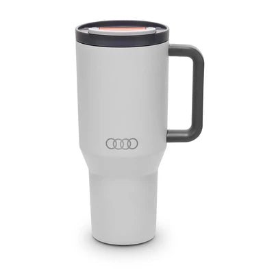 Termos Audi Kambukka 950ml inox gri cu maner si pai retractabil - CarFun.ro - Accesorii Originale