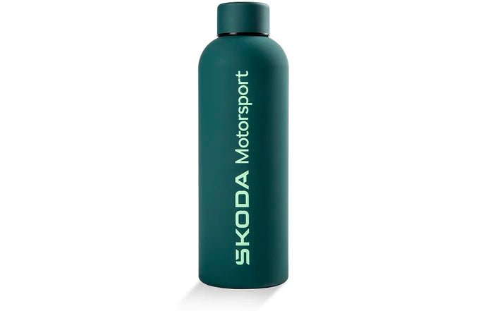 Termos Skoda Motorsport VRS 500 ml – verde emerald - CarFun.ro - Accesorii Originale