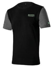 Tricou barbati Skoda Motorsport, negru gri - CarFun.ro - Accesorii Originale Auto