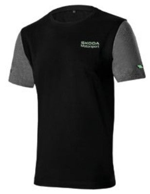 Tricou barbati Skoda Motorsport, negru gri - CarFun.ro - Accesorii Originale Auto