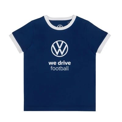 Tricou copii original Volkswagen Football Drop - albastru - CarFun.ro | Accesorii Originale Auto