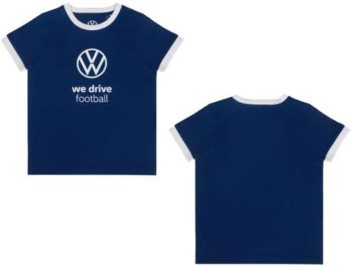 Tricou copii original Volkswagen Football Drop - albastru - CarFun.ro | Accesorii Originale Auto