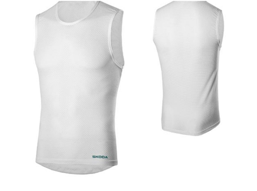 Tricou functional Skoda, alb - CarFun.ro - Accesorii Originale Auto
