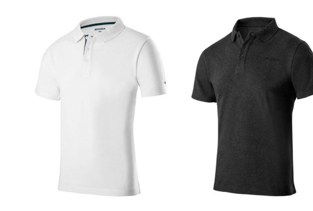 Tricou polo barbati Skoda, 100% bumbac - CarFun.ro - Accesorii Originale Auto