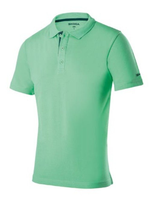 Tricou polo barbati Skoda, 100% bumbac - CarFun.ro - Accesorii Originale Auto