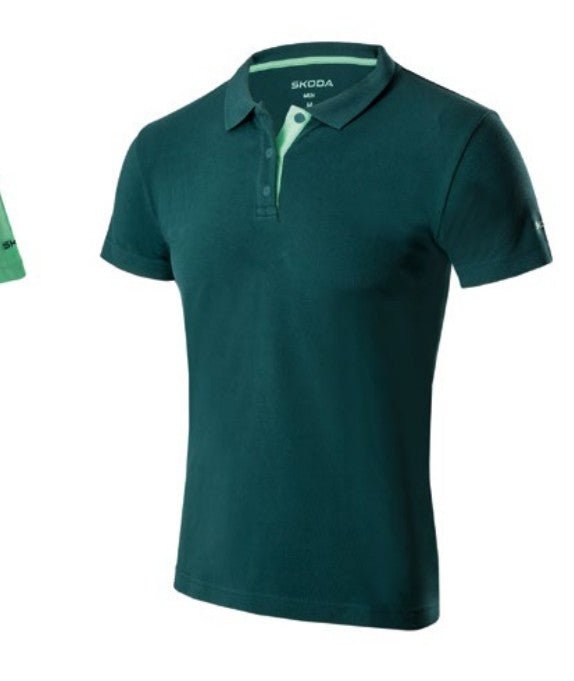 Tricou polo barbati Skoda, 100% bumbac - CarFun.ro - Accesorii Originale Auto