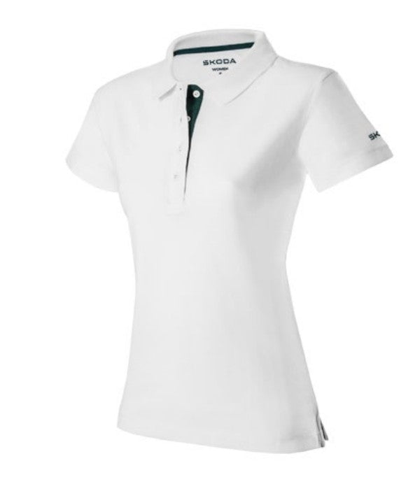 Tricou polo dama Skoda, 100% bumbac - CarFun.ro - Accesorii Originale Auto