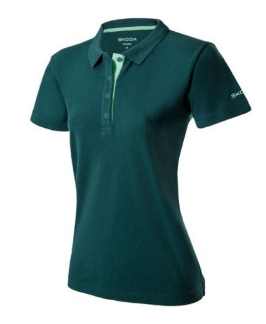 Tricou polo dama Skoda, 100% bumbac - CarFun.ro - Accesorii Originale Auto