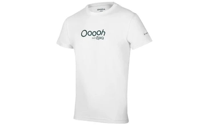 Tricou unisex Skoda Epiq alb - CarFun.ro - Accesorii Originale