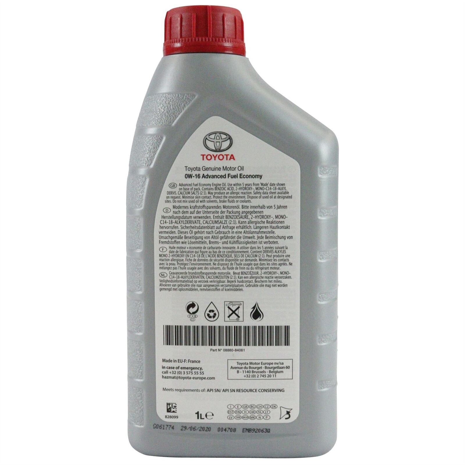 Ulei Motor TGMO 0W16 Toyota AFE - 1L - CarFun.ro - Accesorii Originale