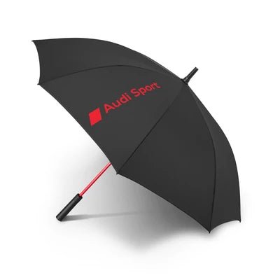 Umbrela baston originala Audi Sport deschidere automata - negru/rosu - CarFun.ro | Accesorii Originale Auto