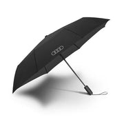 Umbrela originala Audi compacta dubla automata windproof - negru - CarFun.ro | Accesorii Originale Auto
