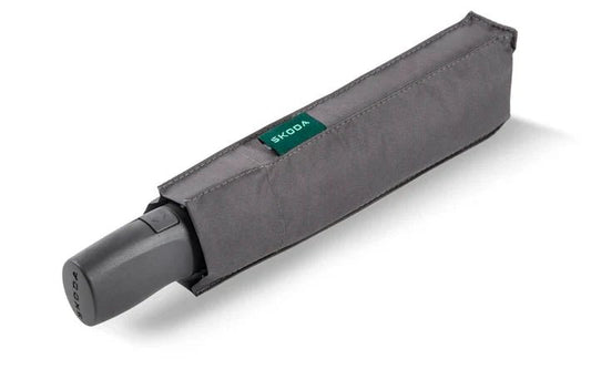 Umbrela pliabila Skoda Original – Sistem automat open&close, compacta si eleganta - CarFun.ro - Accesorii Originale