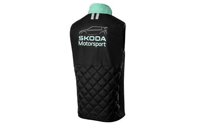 Vesta Skoda Motorsport unisex – negru electric green, marimi S - XXL - CarFun.ro - Accesorii Originale